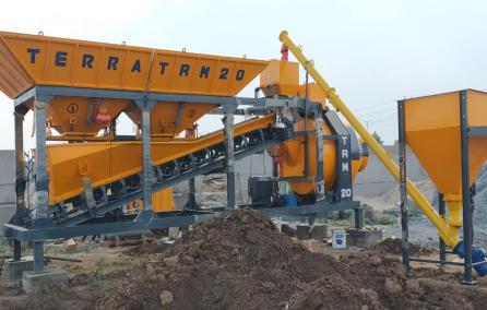 Mobile Concrete Batching plant (TRM Series)